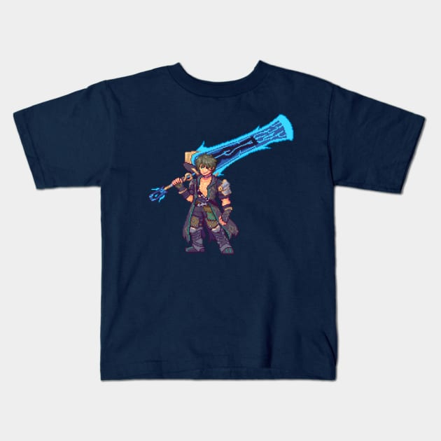 Genbu Prince Kids T-Shirt by ZioCorvid